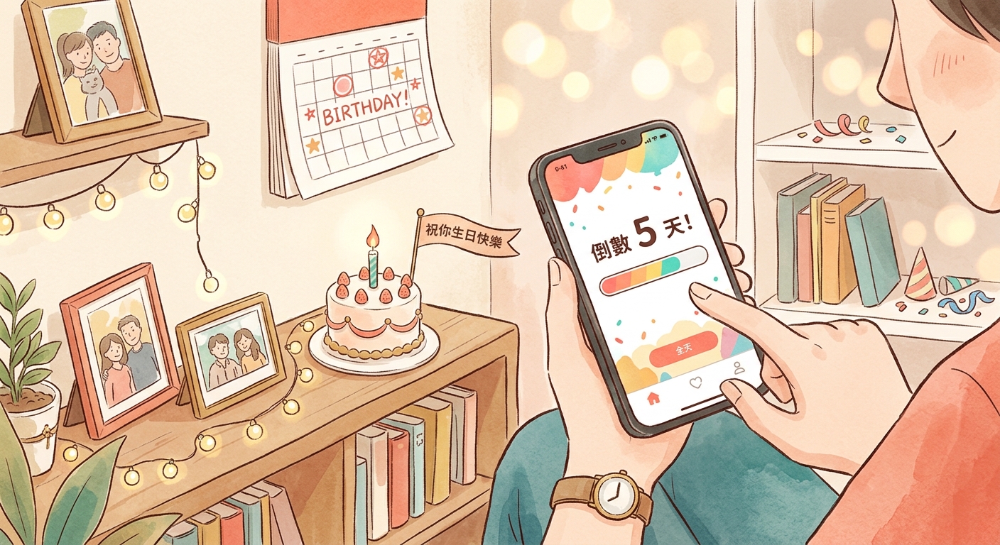 生日倒數App推薦:讓每個重要日子都不會錯過 — 2