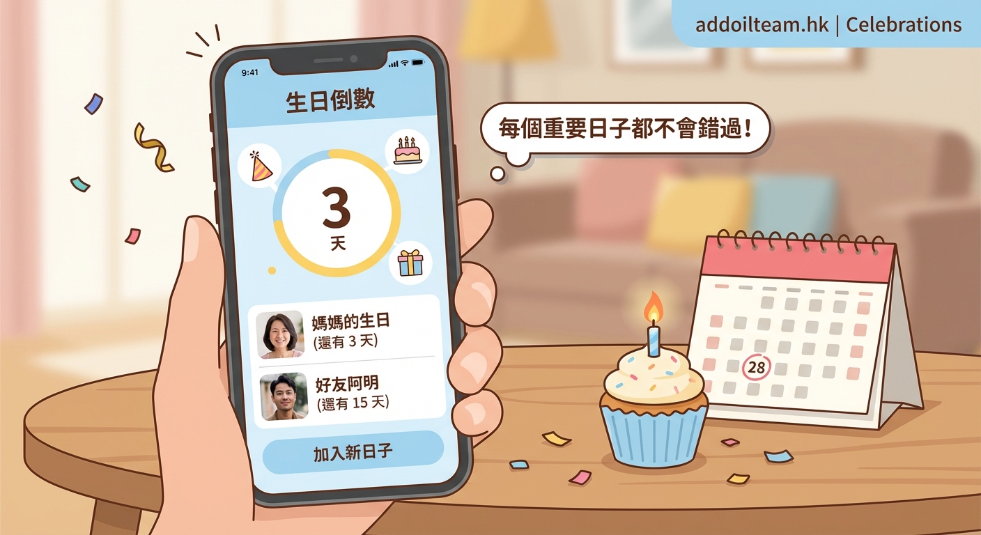 生日倒數App推薦:讓每個重要日子都不會錯過 — 3