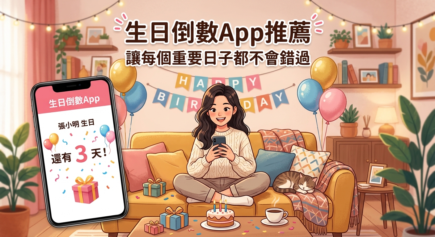 生日倒數App推薦:讓每個重要日子都不會錯過 — 4
