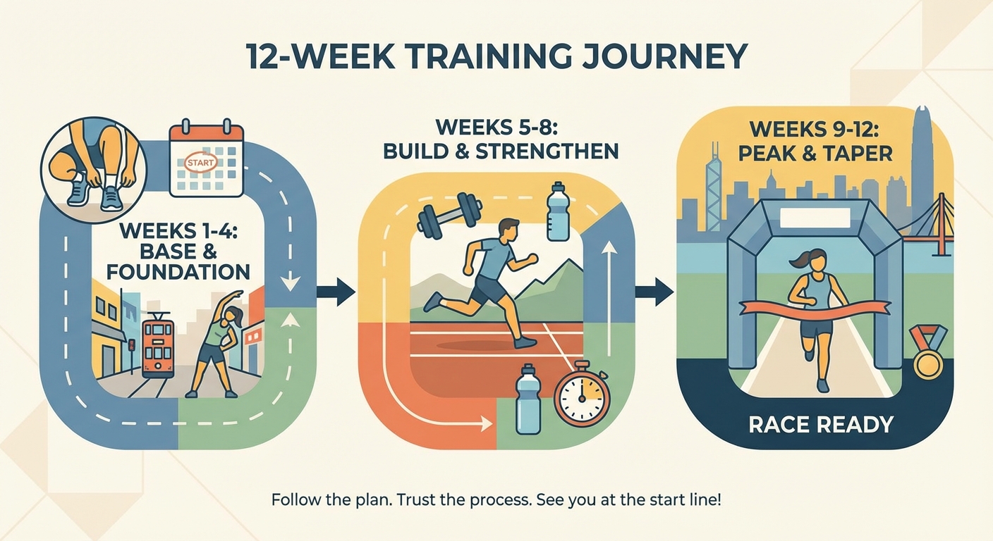 香港馬拉松倒數訓練計劃：12週完賽全攻略 - Illustration 1