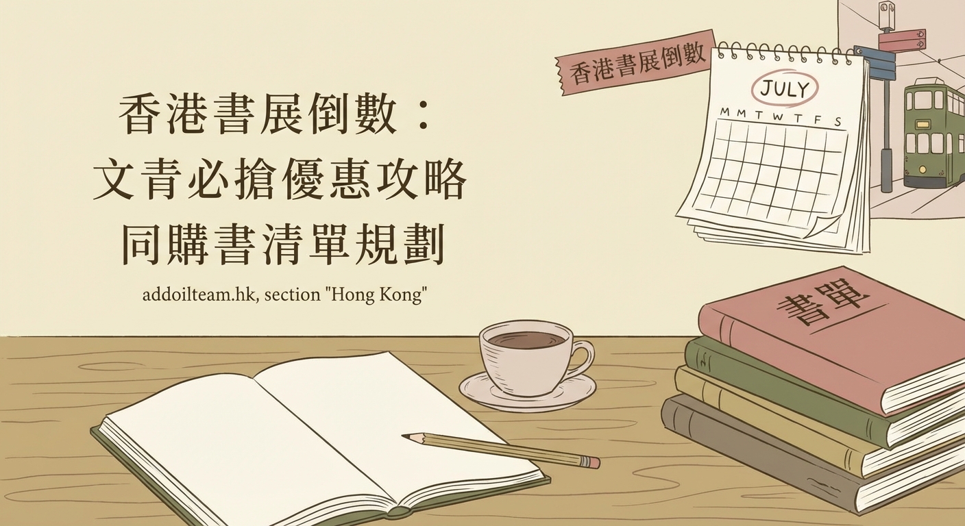 香港書展倒數:文青必搶優惠攻略同購書清單規劃 - Illustration 1