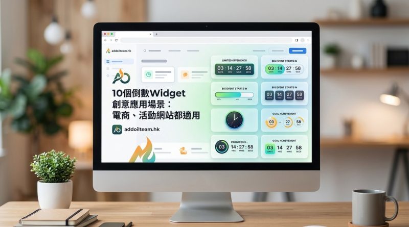 10個倒數Widget創意應用場景：電商、活動網站都適用