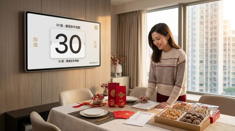 農曆新年倒數攻略：如何用30日準備最完美嘅團年飯