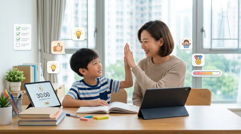 小朋友溫書冇動力？家長必學嘅5招鼓勵技巧