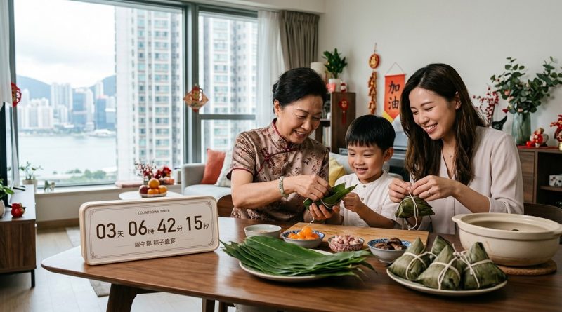 如何用倒數計時迎接香港傳統端午節的粽子盛宴
