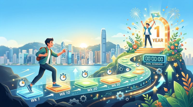 用「加油倒數」幫你拆解大目標：每星期一個小里程碑，一年後睇到驚人變化