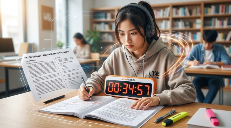 HKDSE英文科閱讀理解：倒數計時訓練法提升答題速度